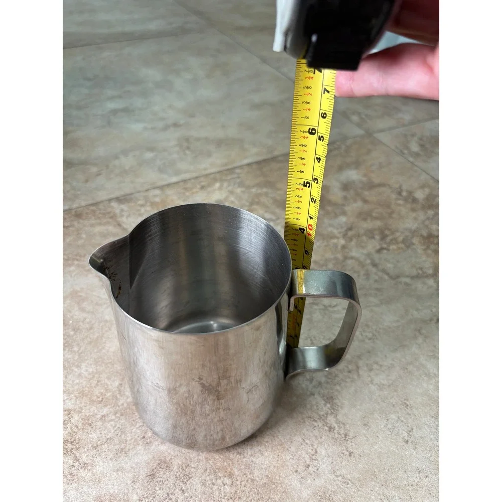 Stainless Steel Milk Frothing Pitcher Espresso Latte Art Steaming Cup 4.5 inch